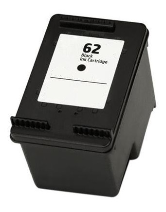 Remanufactured HP 62 Black Ink Cartridge High Capacity (C2P04AE) 
